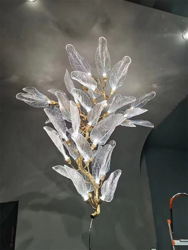 All Copper Branch Chandelier for Living Room Dining Room