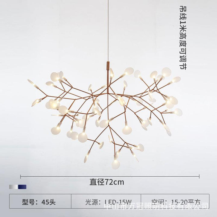Nordic Simple Chandelier Firefly Dining-Room Lamp Acmacp 45 head diameter 720mm Warm light basic 