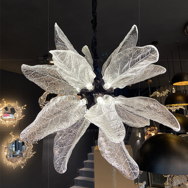 Light luxury new living room chandelier modern designer all-copper resin creative main lamp decorative bedroom lamp dining room lamp