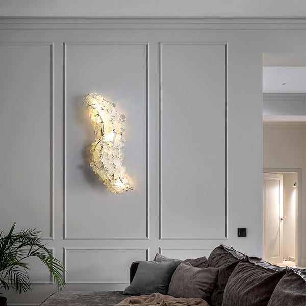 Italian Living Room Crystal Wall Lamp