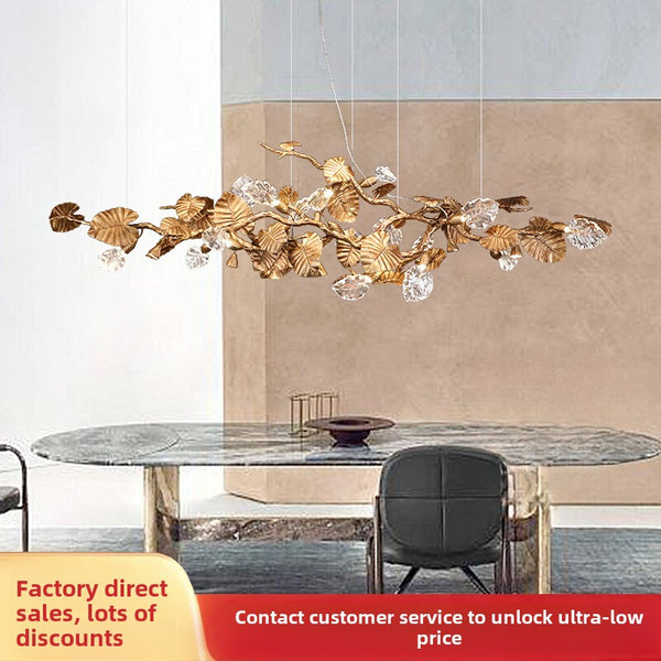 Serip All Copper Banquet Hall Chandelier High-end Catering Restaurant Commercial Club Hotel Lobby Sales Department Customized Lighting