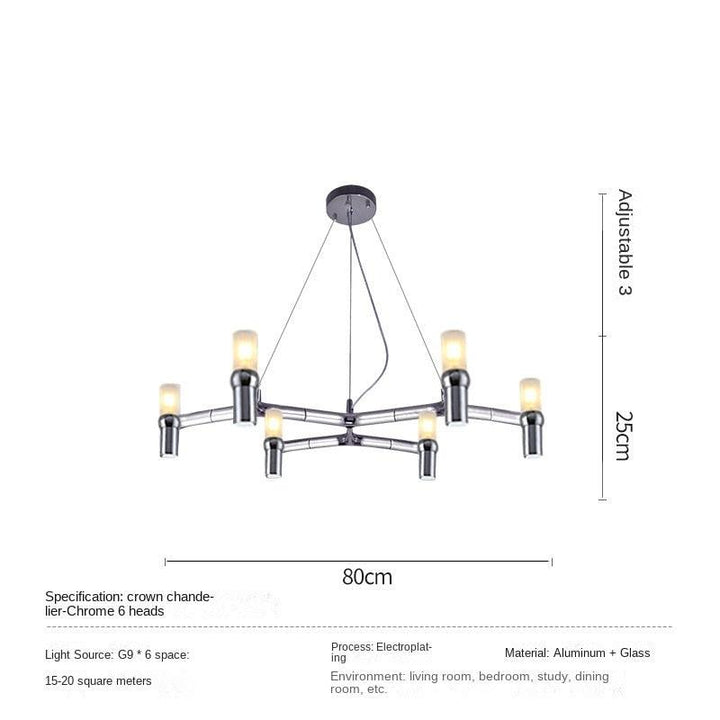 Italy Post-Modern Simple Multi-Layer Combination Chandelier Acmacp 
