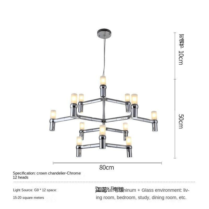 Italy Post-Modern Simple Multi-Layer Combination Chandelier Acmacp 