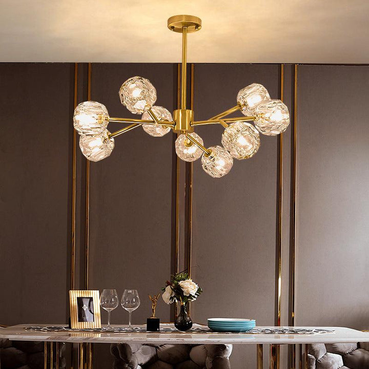 Magic Bean Molecular Copper Crystal Chandelier Acmacp 