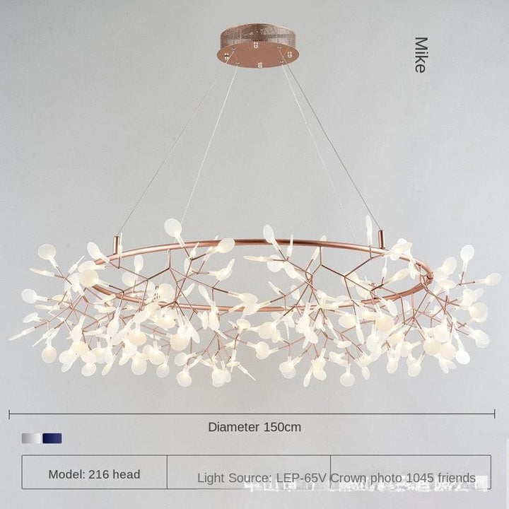 Nordic Simple Chandelier Firefly Dining-Room Lamp Acmacp 