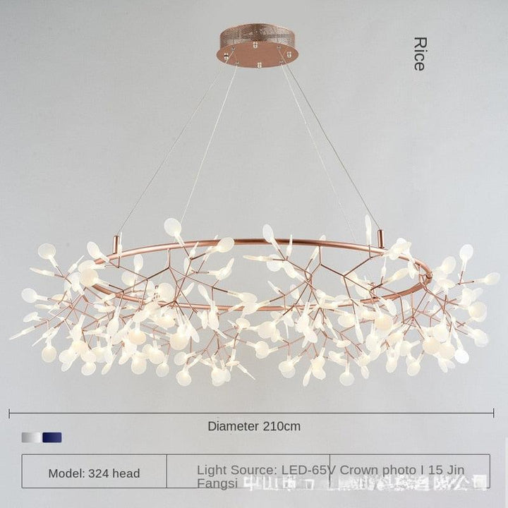 Nordic Simple Chandelier Firefly Dining-Room Lamp Acmacp 