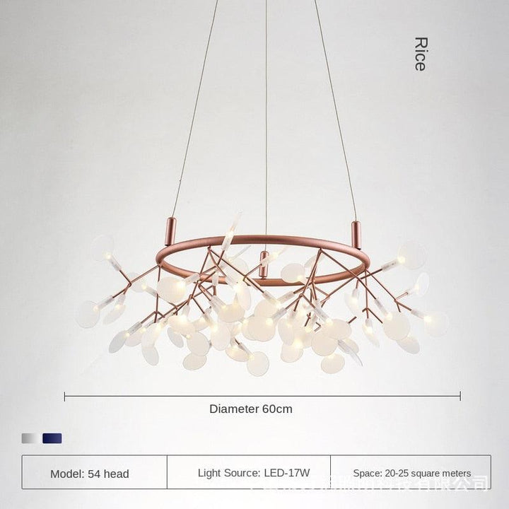 Nordic Simple Chandelier Firefly Dining-Room Lamp Acmacp 