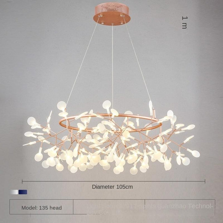 Nordic Simple Chandelier Firefly Dining-Room Lamp Acmacp 