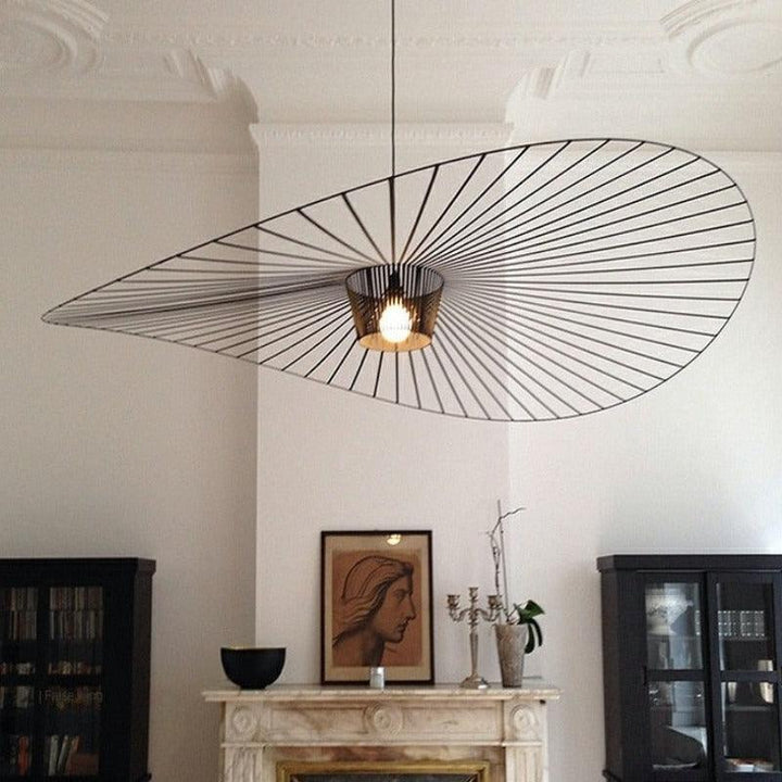 Nordic Style Simple Straw Hat Chandelier Acmacp 