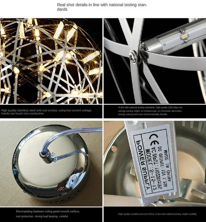 Spark Ball Chandelier Starry Ceiling Lamp Ball Acmacp 