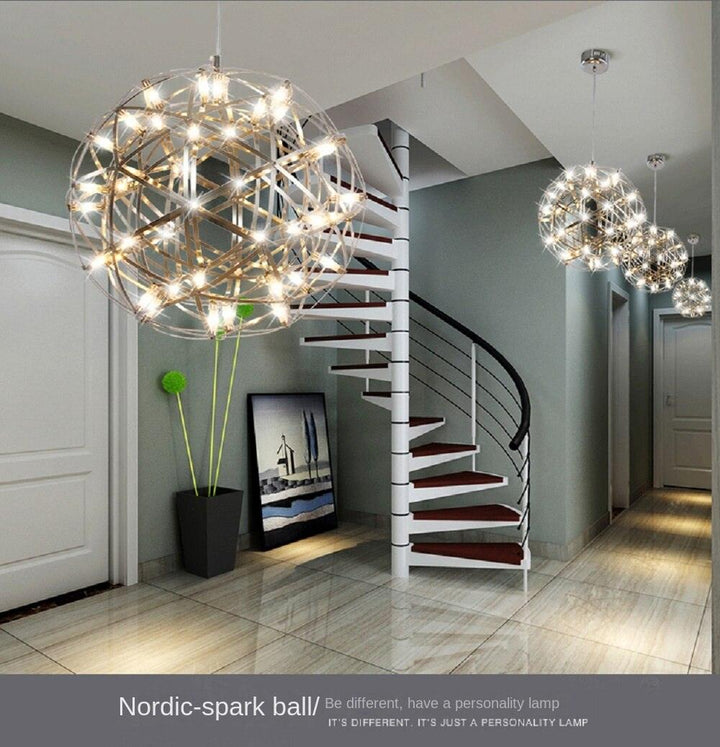 Spark Ball Chandelier Starry Ceiling Lamp Ball Acmacp 