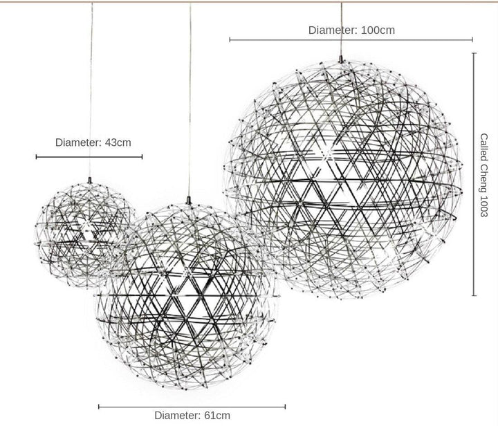 Spark Ball Chandelier Starry Ceiling Lamp Ball Acmacp 